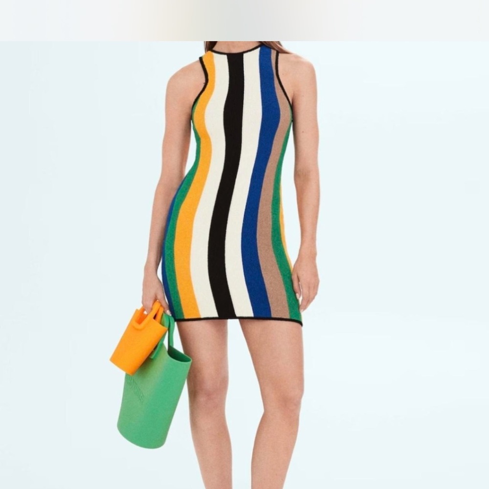 Simon Miller Colorful Striped Mini Dress